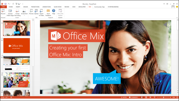 Office 365 Apps Mix