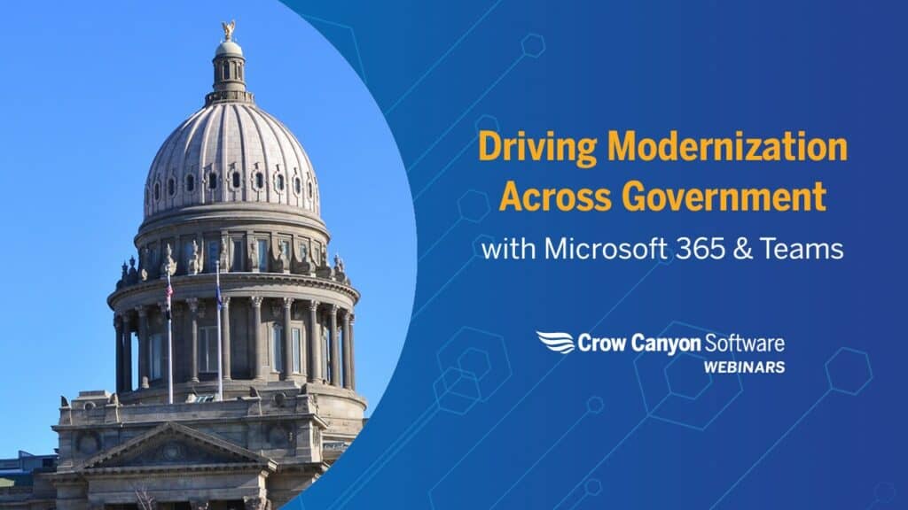 Driving Modernization Across Government Agencies with Microsoft 365 & Teams