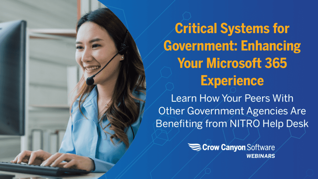 Government & Technology: Learn How Agencies Are Benefitting from NITRO Help Desk