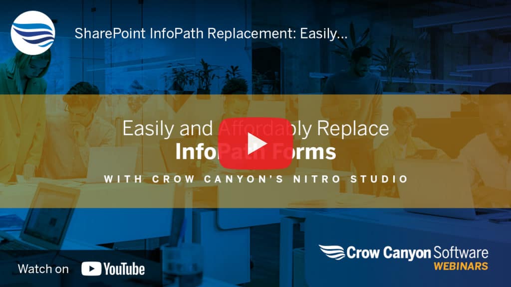 InfoPath Replacement Webinar