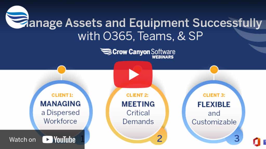 Asset and Equipment Management Webinar through 3 Clients' Stories