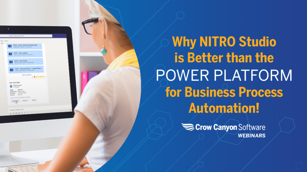 Why NITRO Studio is Better Than The Power Platform for Business Process Automation!