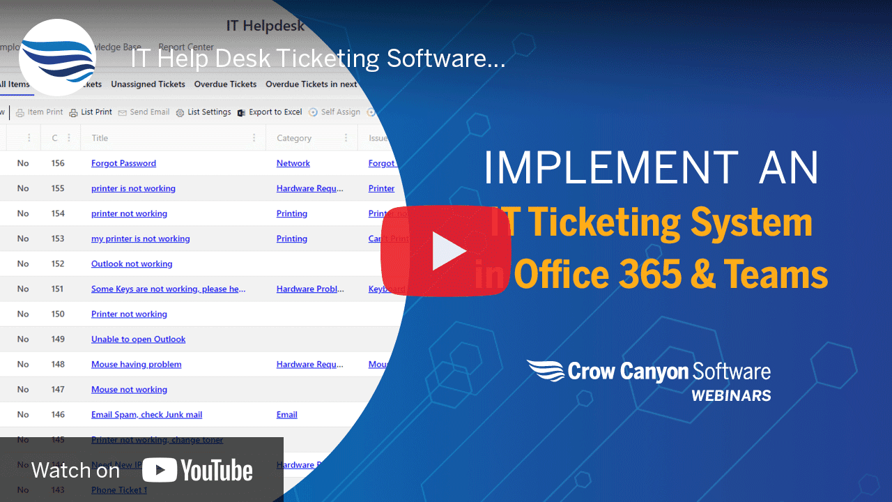 Implement a Ticketing System