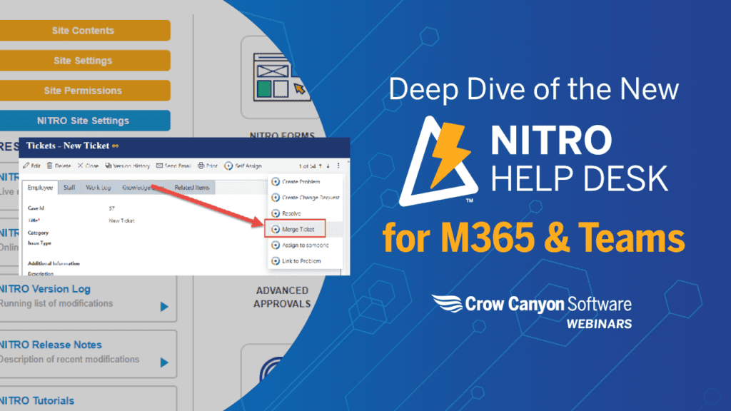 Deep Dive of the New NITRO Help Desk for M365 & Teams