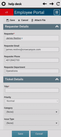 NITRO Help Desk Mobile App - Ticketing Software