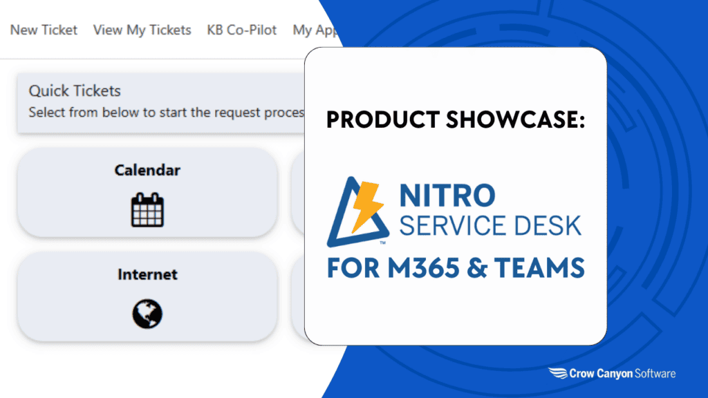 Product Showcase: NITRO Service Desk for Microsoft 365 & Teams