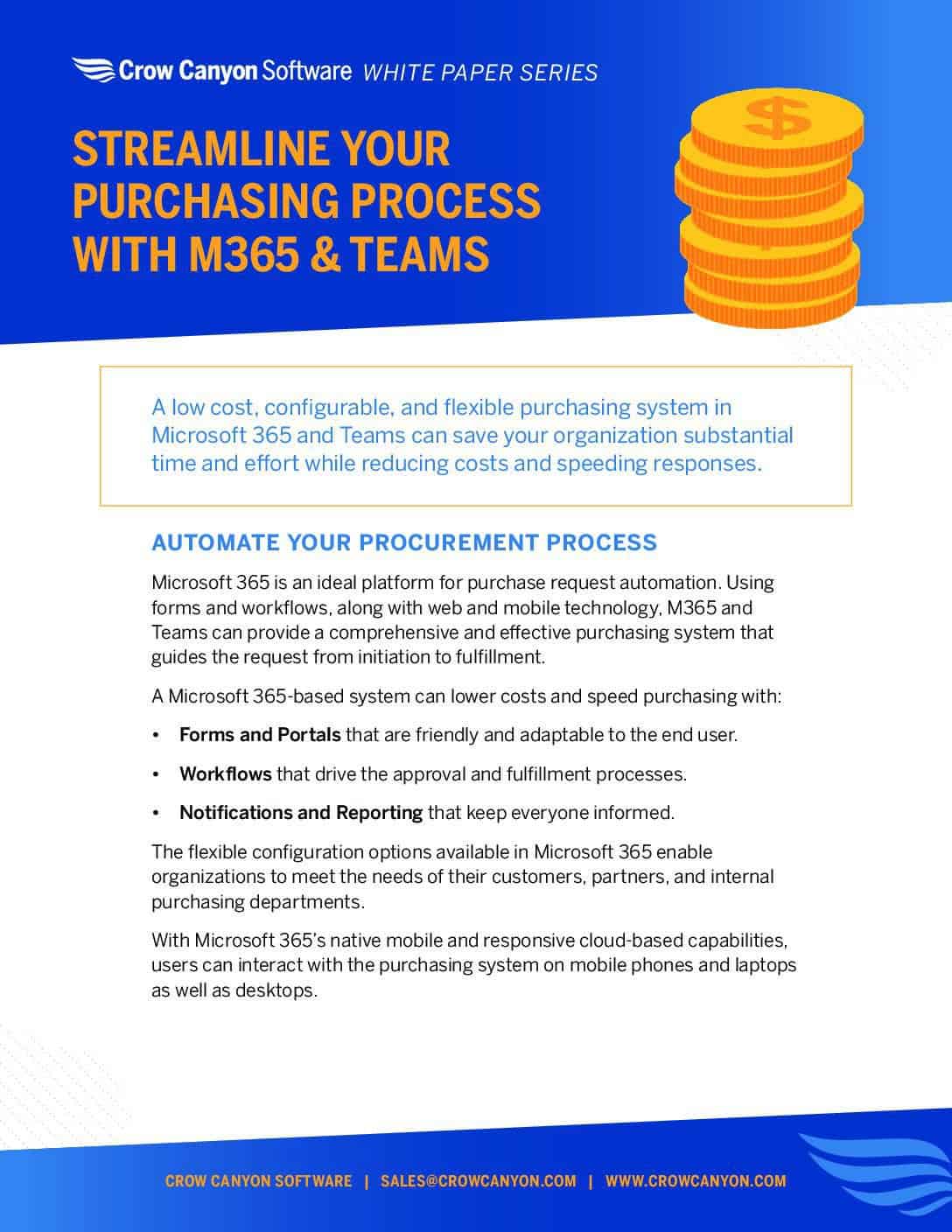 Streamline your purchasing process with M365 & Teams