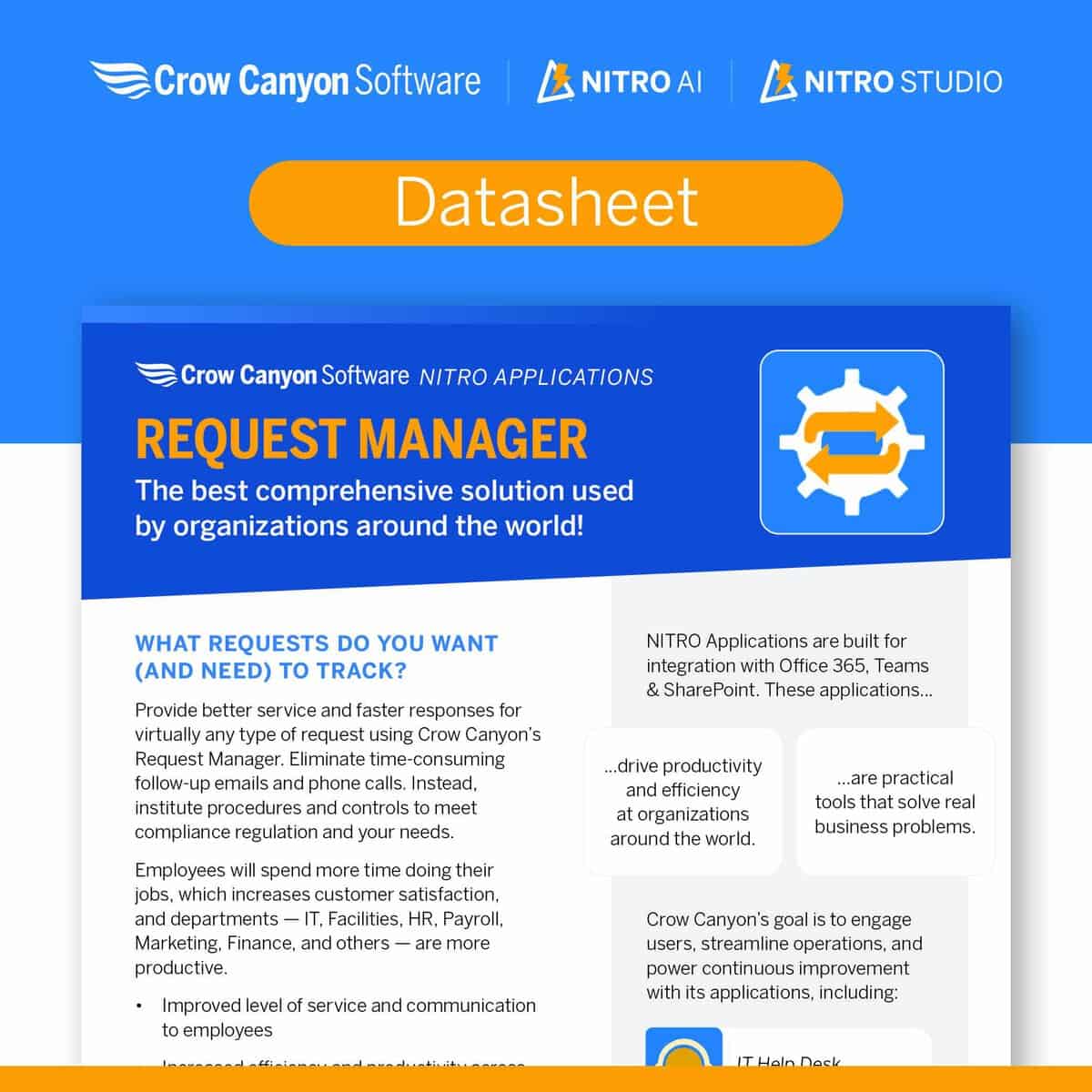 Request Manager Datasheet