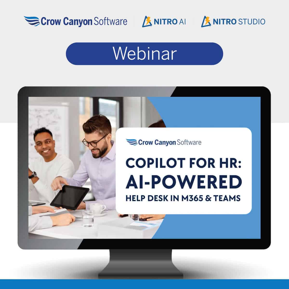 NITRO Help Desk for HR Webinar: Copilot for HR: AI-Powered Help Desk in M365 & Teams