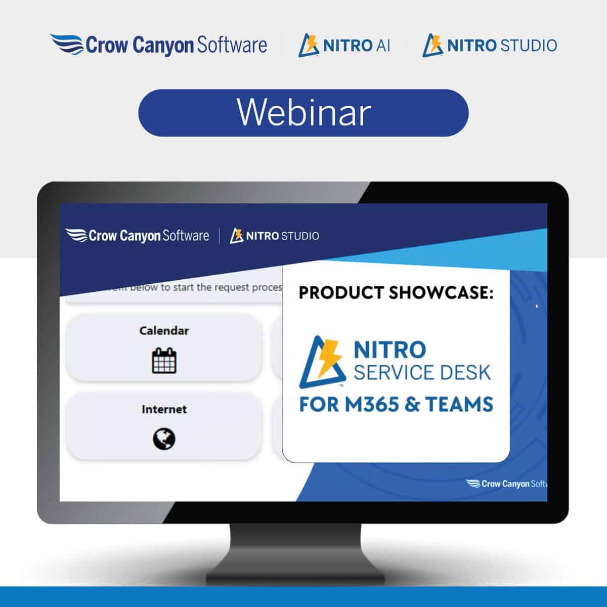 Webinar: Product Showcase: NITRO Service Desk for M365 & Teams