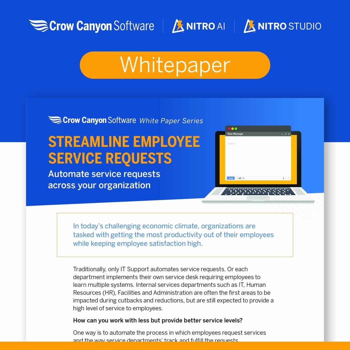 NITRO Service Desk Whitepaper